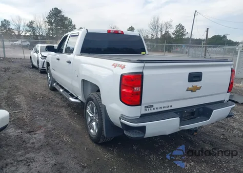 2018 Chevrolet Silverado 1500 Custom из США, поврежденный, VIN 3GCUKPEC8JG291030